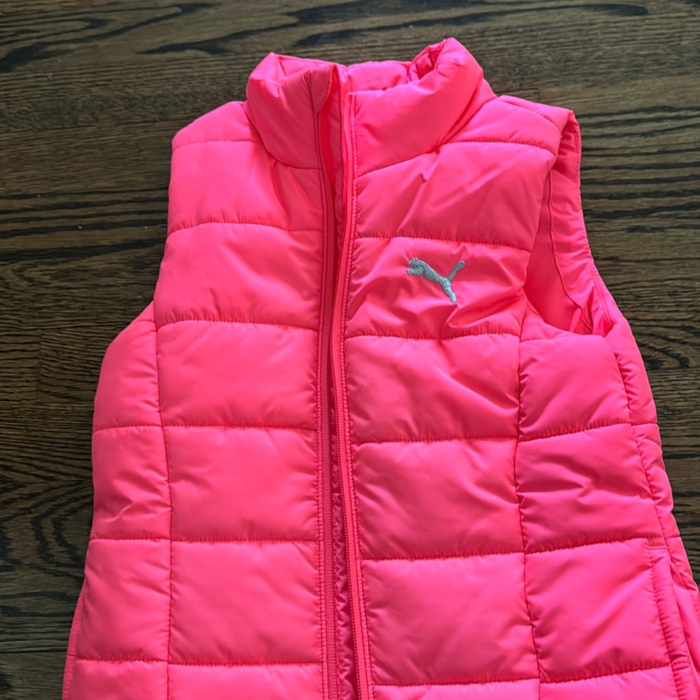 Puma girls puffy vest